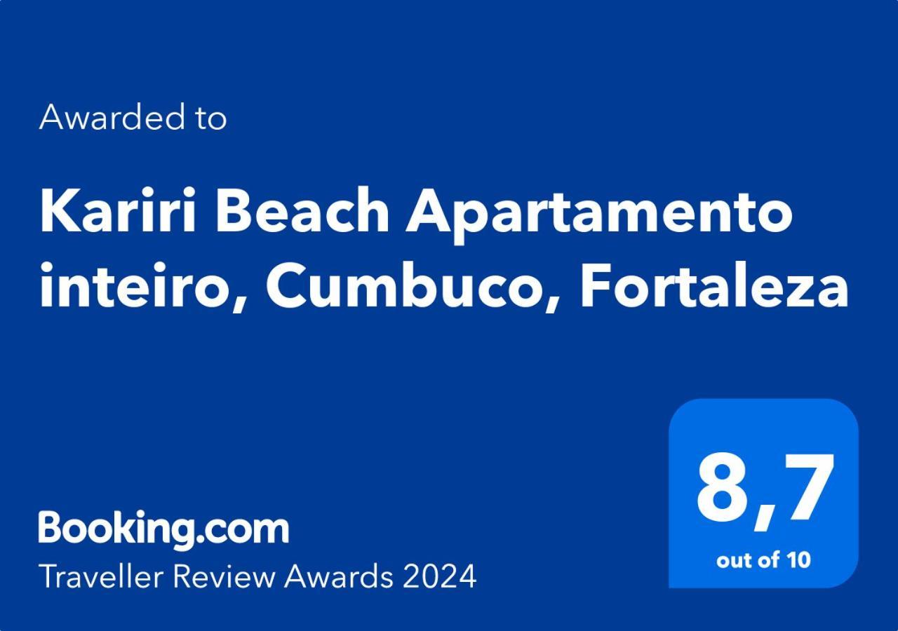 Kariri Beach Apartamento Inteiro, Cumbuco, Fortaleza Екстериор снимка